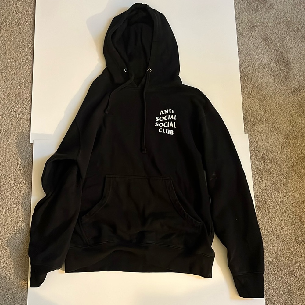 Anti Social Social Club Black hoodie size M